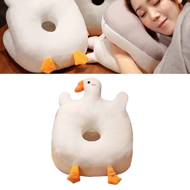 Nap Face Pillow Soft Breathable Plush Cool Double Sided Goose