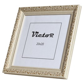 VictoR Rubens Vintage Picture Frame 20 x 20 cm Gold Beige Frame 30 x 20 mm Real Glass Baroque Antique Gold Square Picture Frame