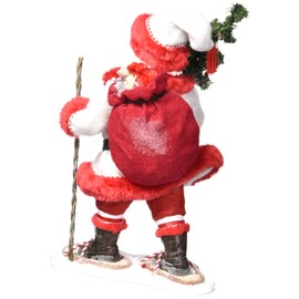 Department 56 Possible Dreams Santa Claus “From House to House” Clothtique Christmas Figurine