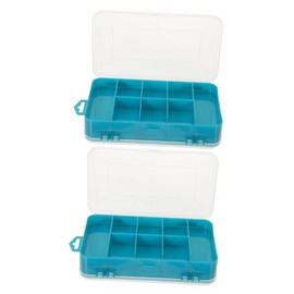 COHEALI Plastic Storage Boxes Double Sided Compartment Container for Small Hardware Jewelry Craft Supplies