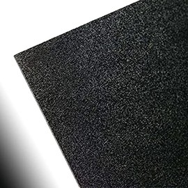 WSLHFEO ABS Sheet 1/8" x 24" x 48" - Black (Haircell Textured) c