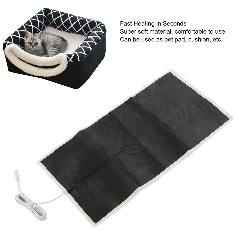 Heating Pad, DC 12V Electric Heating Pad 60x30cm Heat Cushion