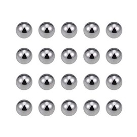 sourcing map Bearing Balls Carbon Steel Precision Balls 4.5 mm Pack of 200