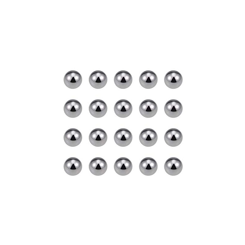 sourcing map Bearing Balls Carbon Steel Precision Balls 4.5 mm