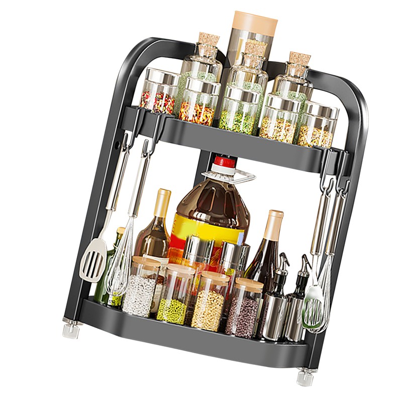 Wall Corner Storage Shelf 2 Tier Space Saving Versatile Durable