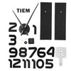 DIY Wall Clock Innovative Acrylic Mirror Sticker Clock Kit for
