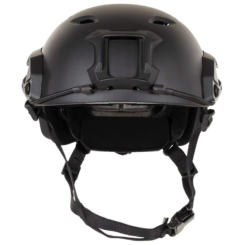 US Helmet Fast Paratrooper Black Rails ABS Plastic
