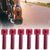 EBTOOLS. 6PCS Stem Bolts, Crank Bolts, Titanium Alloy Fixing Screws,