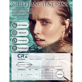 Diamday G23 Titanium Nose Piercing Helix Piercings 16G 18G 20G Tragus Conch Labret Piercing Lip Piercing Hypoallergenic Piercing Ear Gold Silver Nose Piercing Stud for Men and Women Pack of 3