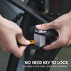 ICOCOPRO Folding Lock, 85 cm Bicycle Lock with Key &