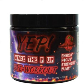 YEP Wake The Faith Up Advanced Pre-Workout - Strawberry Raspberry Twist - 40 ...