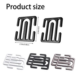 Metal Seat Belt Clips Seatbelt Adjuster, 2 Pcs Car Seat Belt Clips Seatbelts,Car Seat Belt Adjuster Seatbelt Clips Auto Shoulder Neck Strap Clips,Vehicle Locking Clip Comfortable Seatbelt Latch,Black