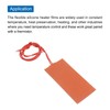 MECCANIXITY Silicone Heating Pad, 12V 15W Heater Film Flexible Heating