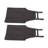 2 Pcs Black Cotton Apron Kitchen Breathable Oil Resistant Apron