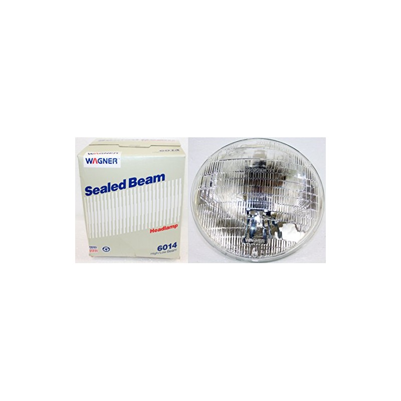 Wagner Sealed Beam 7" Round Headlight #6014 12v Car Truck