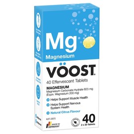 Voost Magnesium Effervescent Tab - Natural Citrus X 40