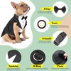 Illumifun Tuxedo Suit and Bandana Set, Elegant Dog Wedding Party