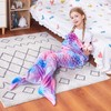 Catalonia Classy Mermaid Tail Blanket, Soft Warm Plush Fleece Sleeping