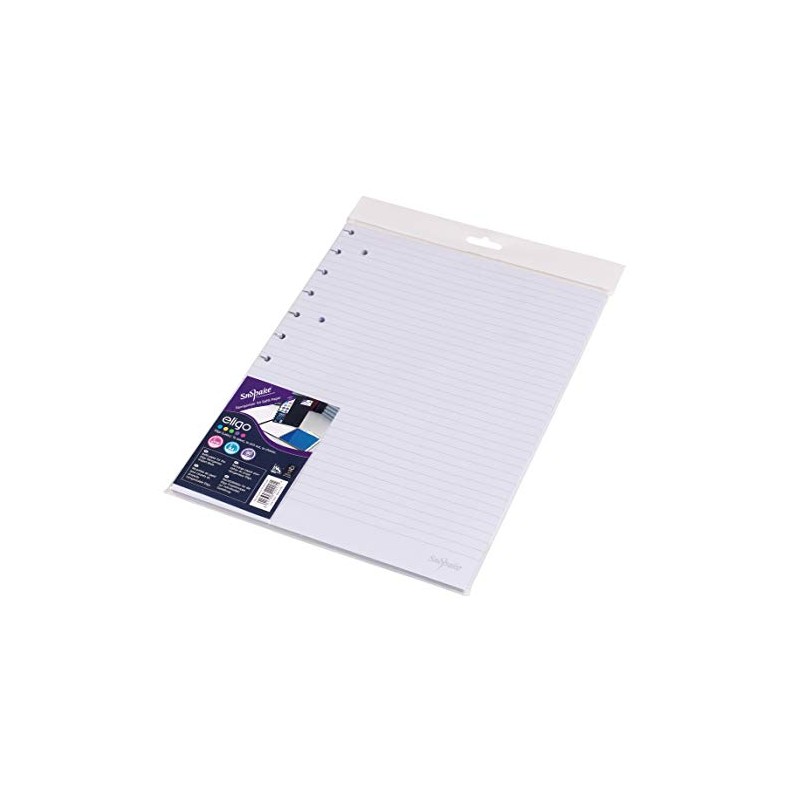 Snopake Eligo A4 ReOrganiser Project Book Refill Paper [Pack of
