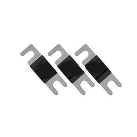 Stinger SPF58175 MIDI 175 Amp Fuses Chrome, 3-Pack Black