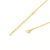 Gold Star Sign Disc Pendant Chain Necklace - Sagittarius (23rd