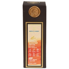 ROOTS AND HERBS Roots & Herbs Ayurvedic Natural Treatment 100% Vegan No Paraben Wheatgerm Luxuriate Kid's After Shower Oil - 100 ml