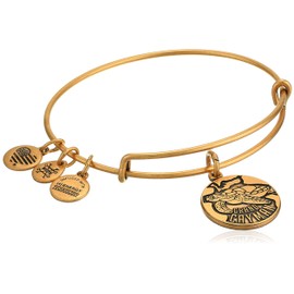 Alex And Ani Replenishment 19 Women's Grand Cayman, Charm Bangle, Rafaelian Gold