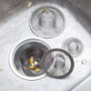 Sink Drain Strainer, 2Pcs Stainless Steel Kitchen Sink Filter Mesh
