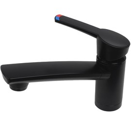 Como Single Lever Mixer Tap Compact Caravan Caravan Camping Boat + Switch Black