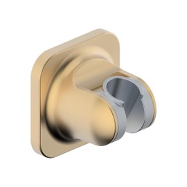 Duttao DP-9311 Shower Head Holder, Strong Adhesive Handheld Showerhead Holder (Brushed Gold)