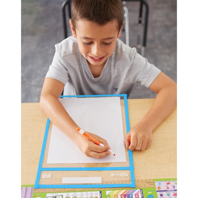 EAI Education SmartPAL Dry Erase Sleeves | Unique Top and