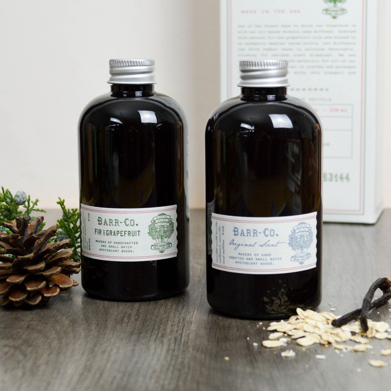 Barr Co. Fir & Grapefruit Reed Diffuser Refill, Invigorating Woody