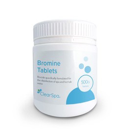 ClearSpa Bromine Tablets 500g - 25 x 20g Tablets Suitable for Hot Tub, Spa and Swimming Pool Water Treatment