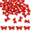Goktvai 50pcs Mini Crab Figurines, Realistic Plastic Crab Decor Tiny