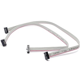 Connectors Pro - 2 cables F/F de 25 cm, 10 pulgadas, 1.27 mm, 8P 2x4, paquete de 2