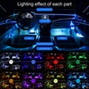 TABEN Car Ambient Light Kit, 8 Metre Integrated Fibre Optic