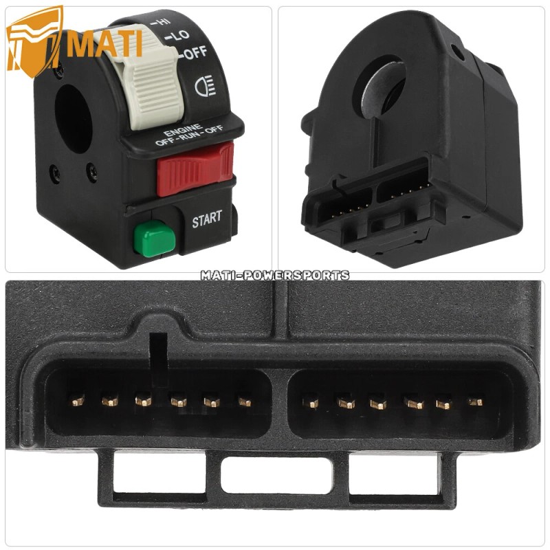 M MATI Handlebar Start Switch H/L/O For Polaris Predator 500