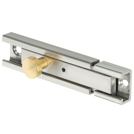 Alise Slide Bolt Gate Latch,3 Inch Double Side Latches Heavy Duty Barrel Bolts Safety Door Lock for Barn Fence French Gate Inside Doors,Solid Stainless Steel Gate Latches Hardware,Brushed Finish