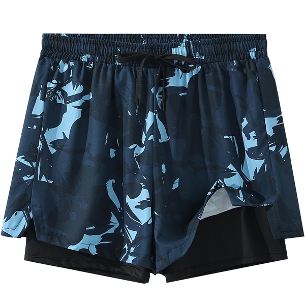 Mobvisil Men's 5" Swim Trunks w/ 3cm Extended Liner Anti-Exposure