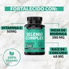 Selenio Seleniometionina 240mcg, con Vitamina E, Moringa y Raíz de