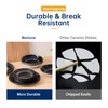 Bestone Porcelain Dinnerware Sets Service for 4, 12 pcs Hand