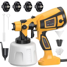 Electric Paint Sprayer 1000W High Power Spray Paint High Capacity ,Cordless Paint Sprayer,Paint Sprayer,Painting - Color: Plug in version