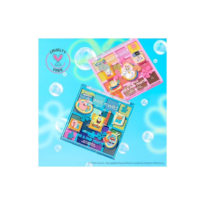 Wet n Wild x Bob Esponja Gal Pals Paleta de