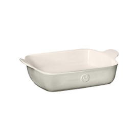 Emile Henry 11" x 8" / 3 qt Medium Rectangular Baker - Modern Classics Collection | Pearl Gray