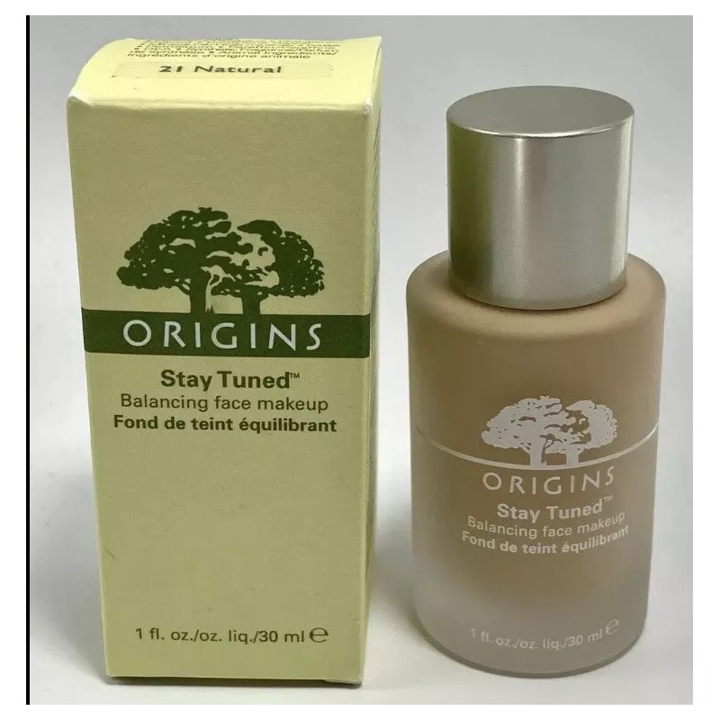 ORIGINS Stay Tuned Balancing Face Makeup Foundation NATURAL 21 1oz