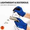 Vgo... 5Pairs Work Gloves Touchscreen, Light Duty Safety Gloves for