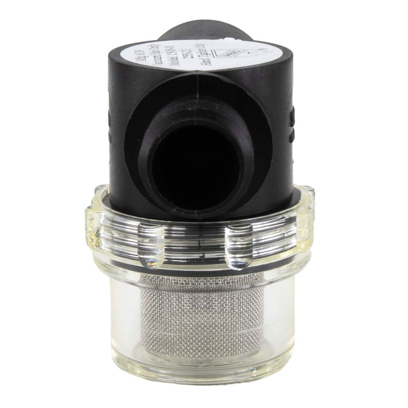 Shurflo 255-213 RV Replacement Water Pump Strainer | 1/2 Twist-On
