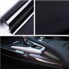 AUIMSOCO 1ftx5ft Premium 7D Gloss Black Carbon Fiber Vinyl Wrap
