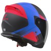 Bogotto H586 City-B Jet Helmet, Matte Black/Red/Blue, L