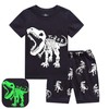 RKOIAN Little Boys Short Pajamas Sets Glow in The Dark